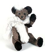 Natural tan Persian lamb teddy bear