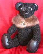 Black Persian Lamb Teddy Bear