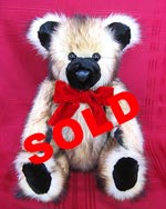 Natural Fitch Fur Teddy Bear