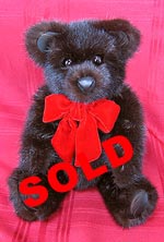 Natural Dark Ranch Mink Fur Teddy Bear