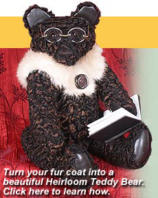 Heirloom Fur Teddy Bear